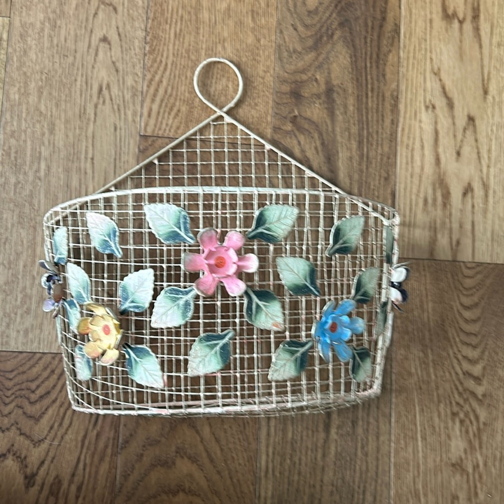 Metal Flower Basket